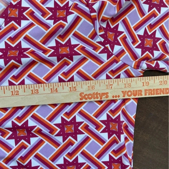 Tracy Negoshian Geometric Summer Dress Sz Medium M - Picture 9 of 9